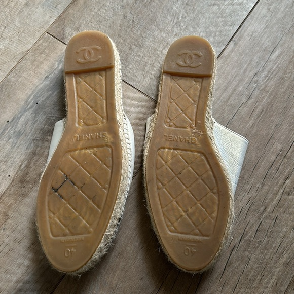 Authentic Chanel mule espadrilles- excellent condition size 40 - Picture 2 of 10
